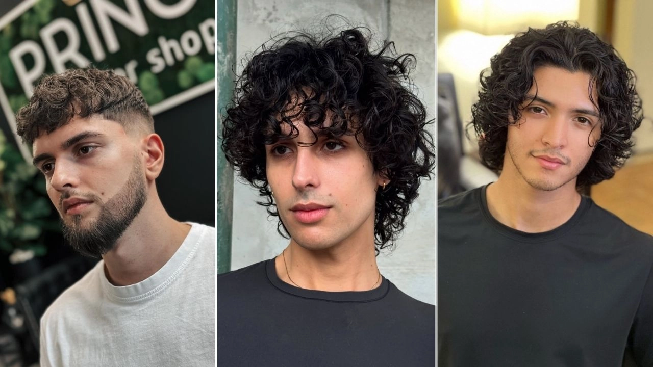curly hairstyles men