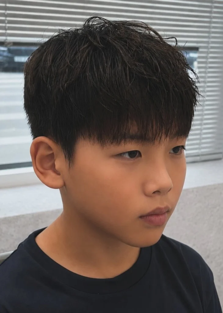 haircuts for boys with straight hair